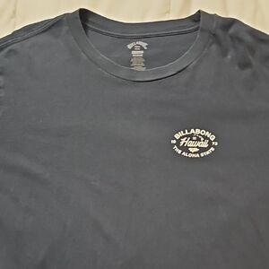 Billabong Men's Dark Blue Aloha Tee